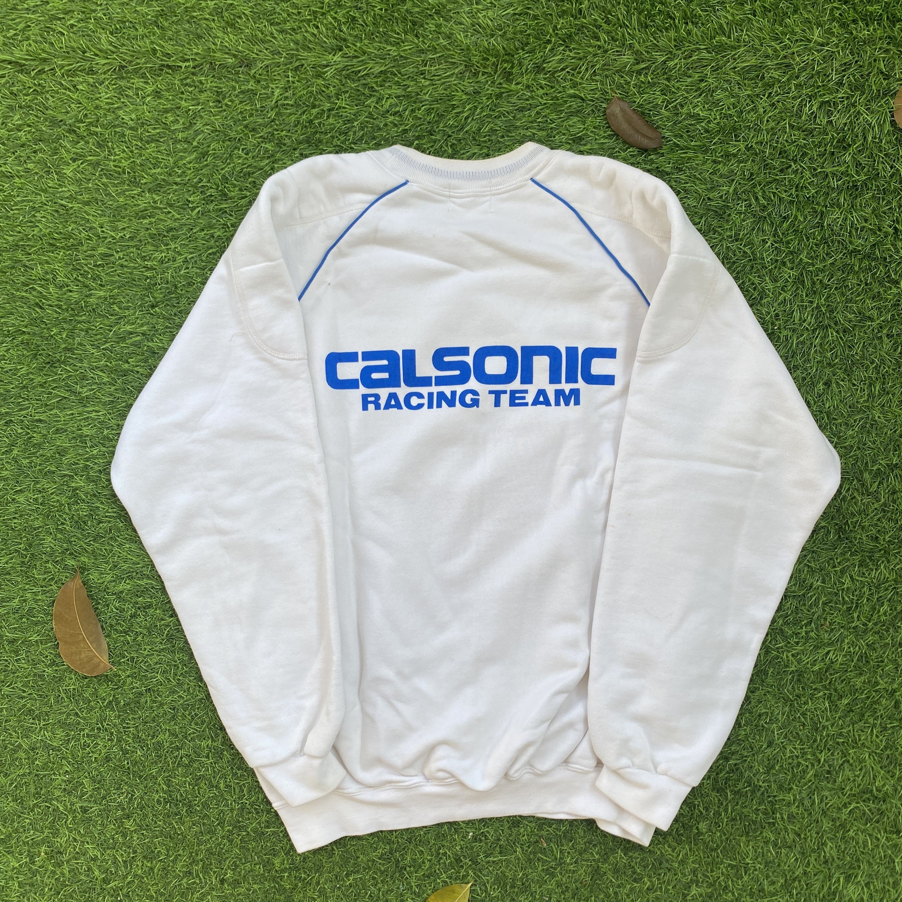 Gear for Sports VIntage Calsonic Racing Team Sweatshirt Shoulders Protection Size US L / EU 52-54 / 3 - 1 Thumbnail