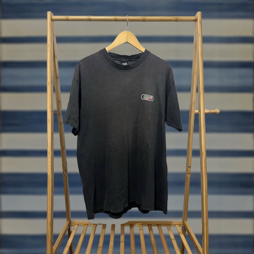 The Mountain VTG 90s Gradient Sun Faded Do The Mountain Dew Worn Cotton Soda T-Shirt XL Shirt Men Black Size US XL / EU 56 / 4 - 1 Thumbnail