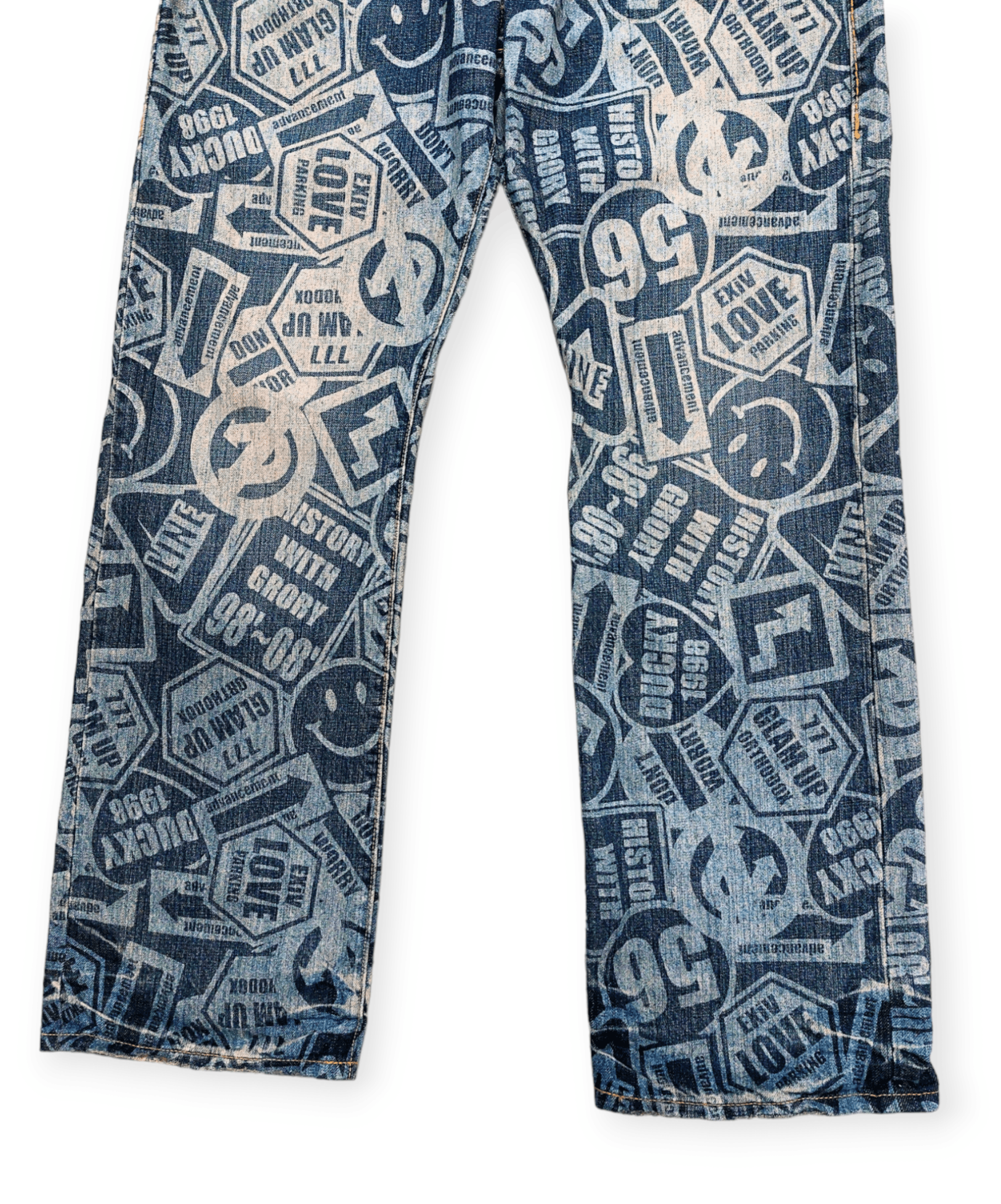 Co & Lu All Over Print Smiley Art Inspired by Kapital
