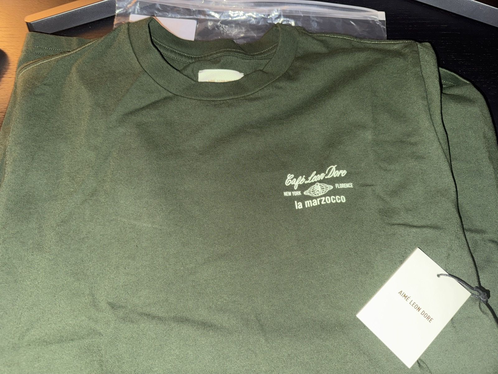 Aime Leon Dore Aime Leon Dore Café Leon Dore / La Marzocco Tee Size US M / EU 48-50 / 2 - 5 Thumbnail