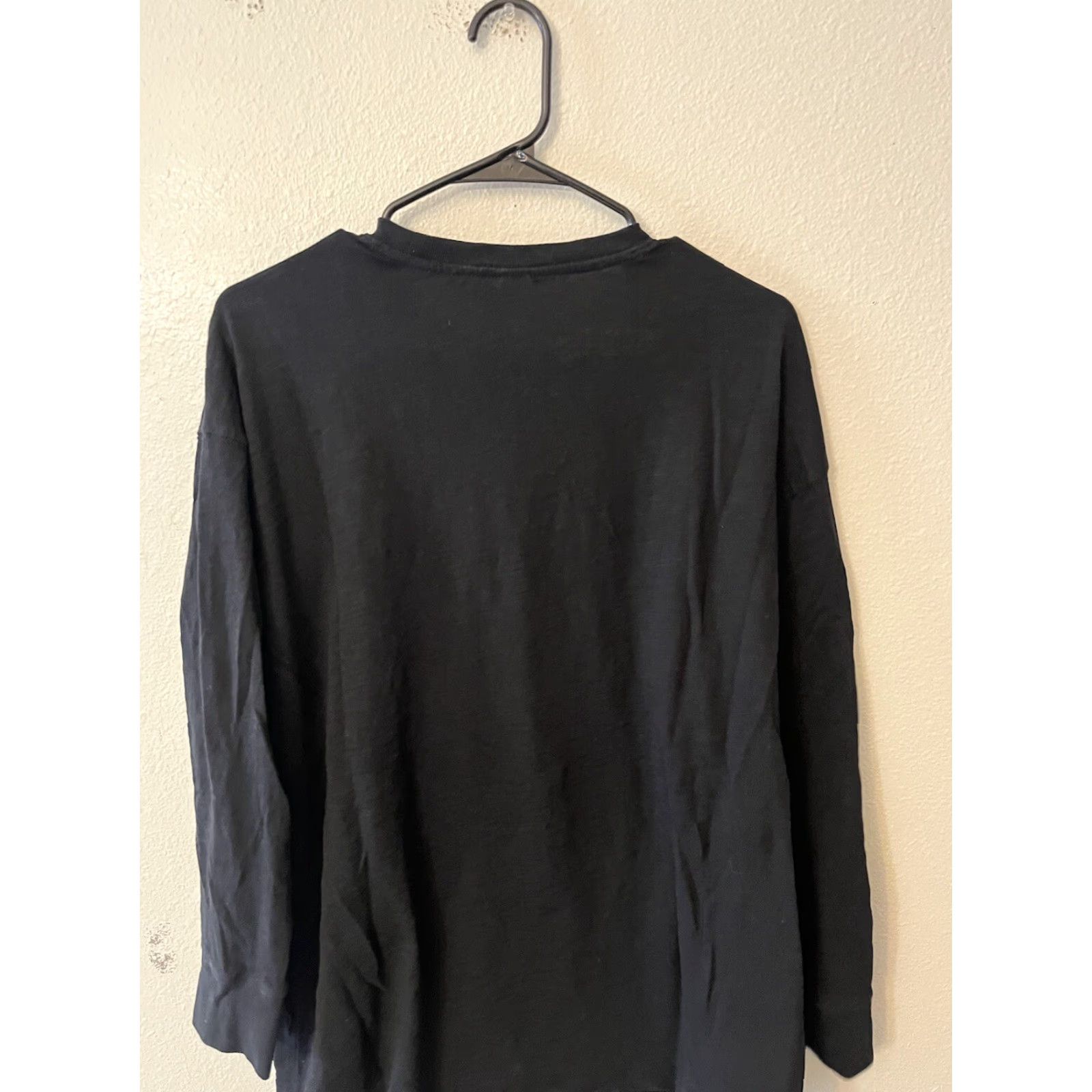 Old Navy OLD NAVY Oversized Sweatshirt Womens Medium Black Cozy Pullover Activewear 90s Size M / US 6-8 / IT 42-44 - 2 Thumbnail