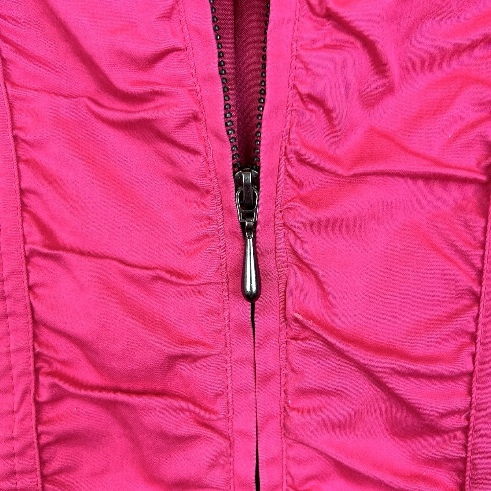 Laura Ashley Laura Ashley Jacket Womens M Short Lined Pink Solid Long Sleeve Zip Size M / US 6-8 / IT 42-44 - 4 Thumbnail