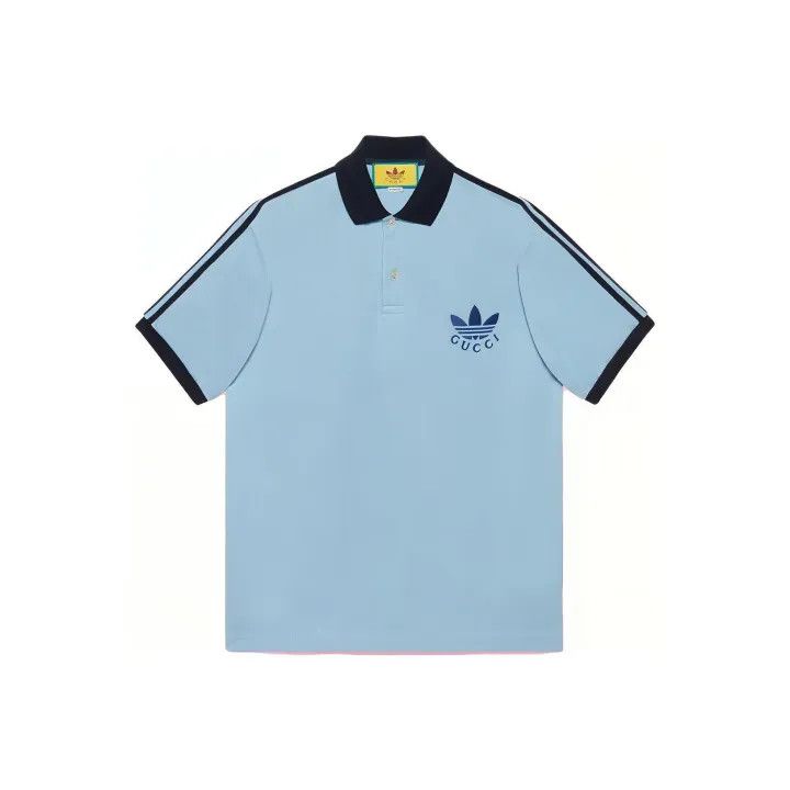 Gucci GUCCI x adidas Originals Striped Logo Polo Shirt Size US S / EU 44-46 / 1 - 1 Thumbnail