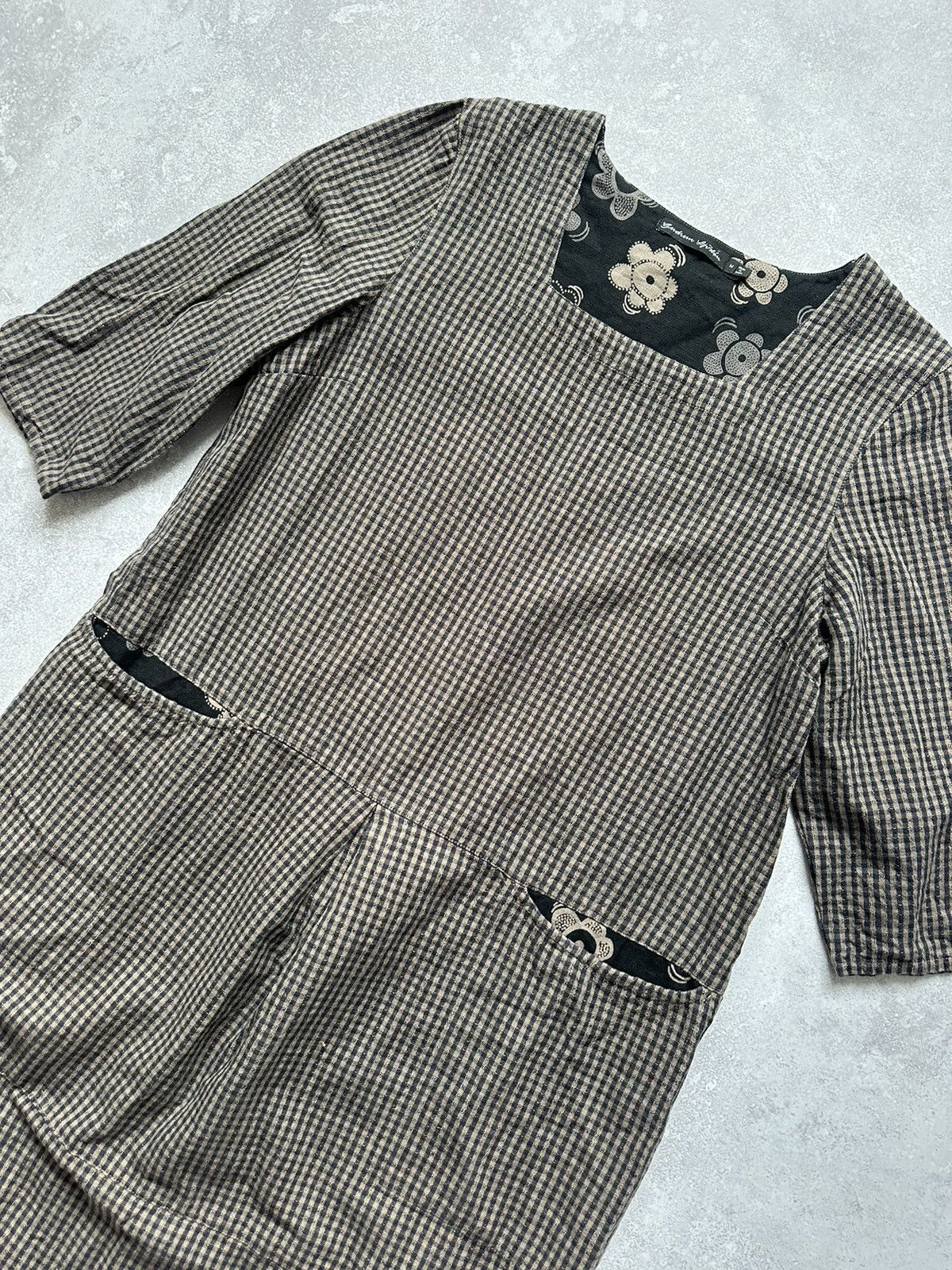 Gudrun Sjoden Gudrun Sjoden Dress Cotton Tunic LongSleeve Patterned Blouse Size M / US 6-8 / IT 42-44 - 6 Thumbnail