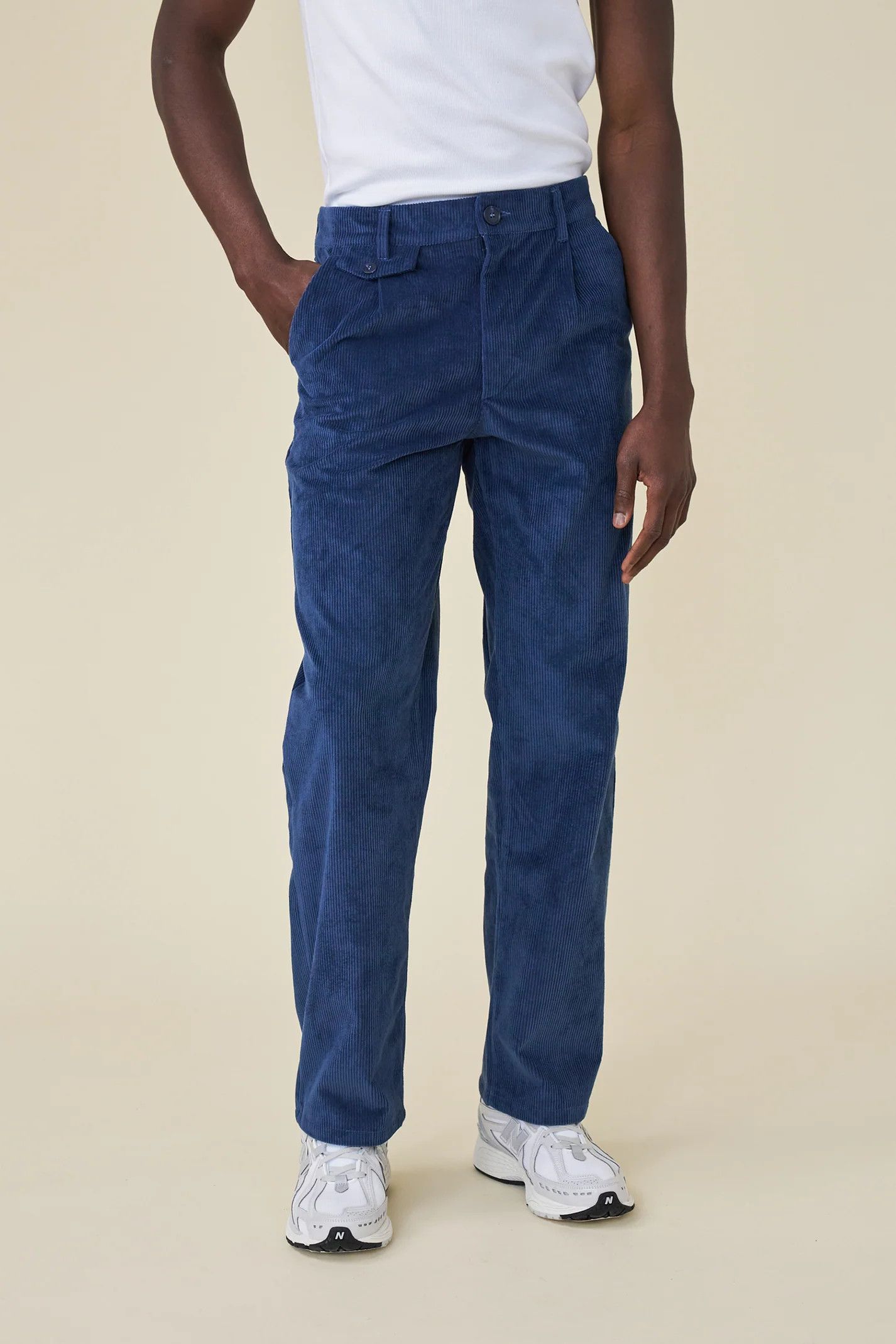 Other Bound Relaxed Corduroy Pants - Blue Size US 32 / EU 48 - 6 Thumbnail