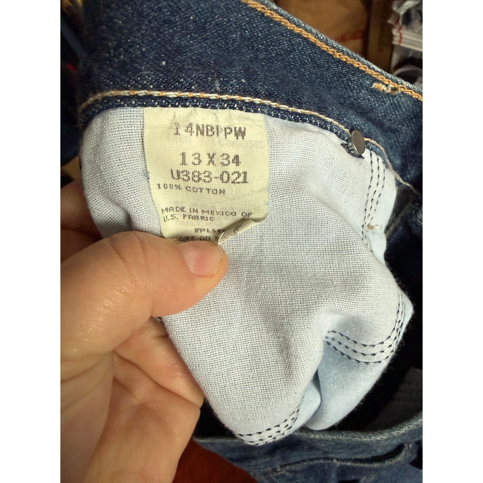 Wrangler Vintage 70’s Wrangler Bareback Denim Straight Jeans 30X34 S Size 30" / US 8 / IT 44 - 4 Thumbnail