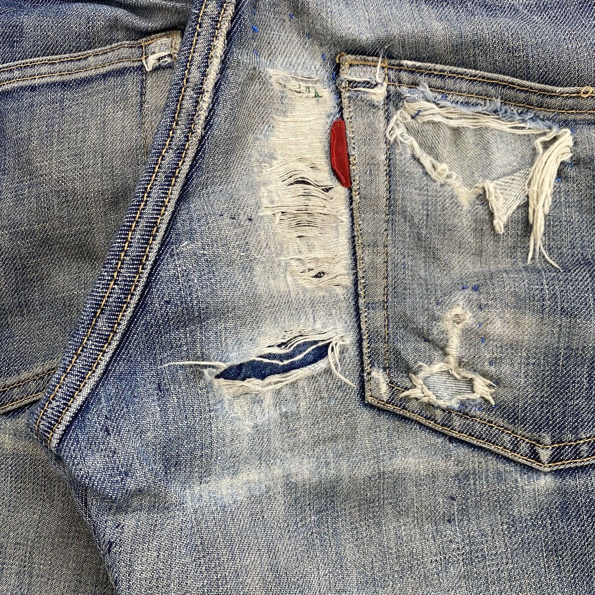 Beauty Beast 2000s Beauty Beast Distressed Punk Lgb Denim Pants Size US 32 / EU 48 - 18 Thumbnail