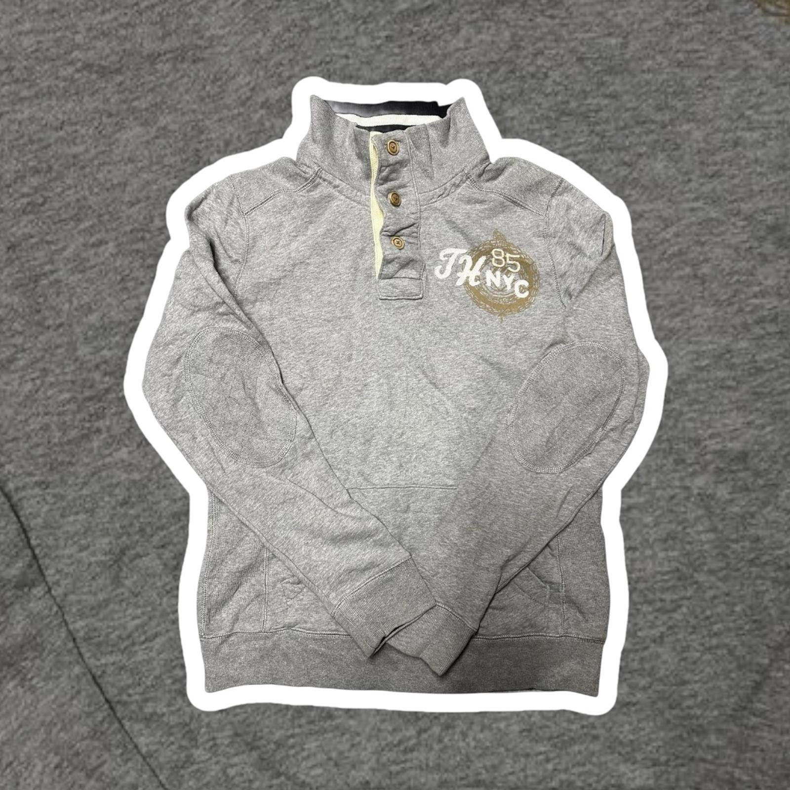 Tommy Hilfiger Tommy Hilfiger Vintage Fit Pullover Sweatshirt - Grey Size US M / EU 48-50 / 2 - 1 Thumbnail