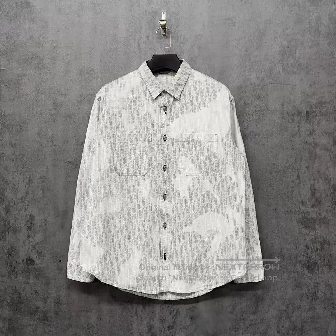 Dior dior logo distressed denim jacket. Size US M / EU 48-50 / 2 - 1 Thumbnail
