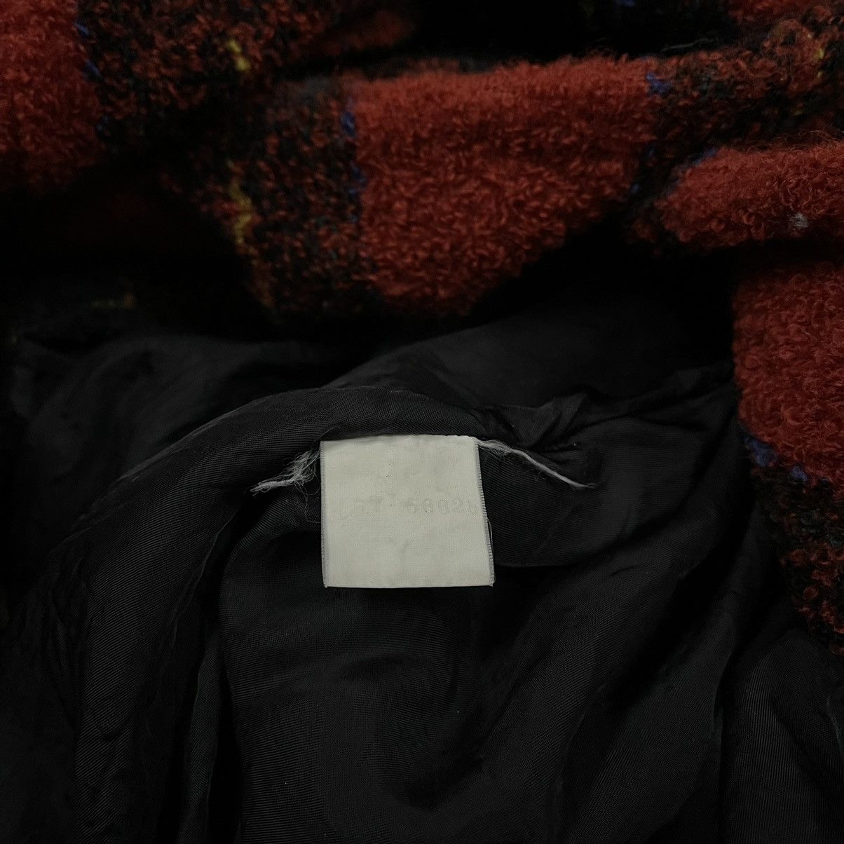 Givenchy Vintage GIVENCHY red tartan coat jacket Size XL / US 12-14 / IT 48-50 - 5 Thumbnail