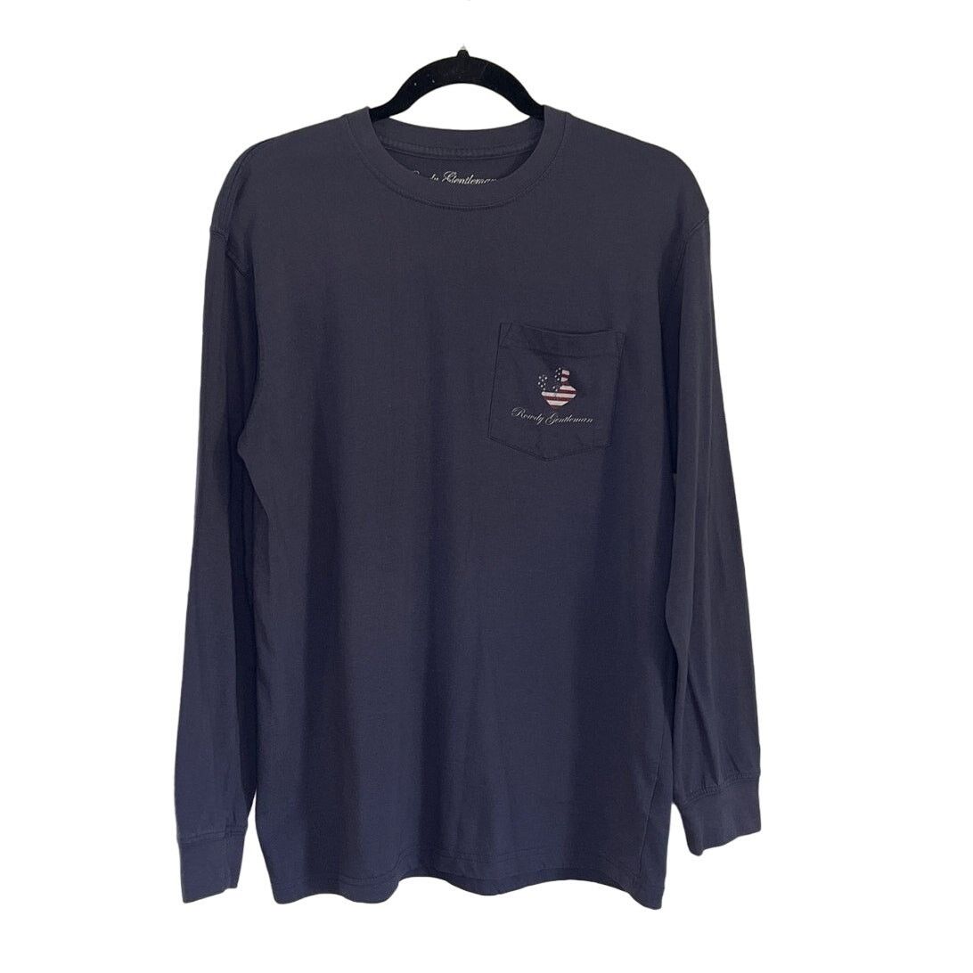 Other VINTAGE ROWDY GENTLEMEN REAGAN BUSH 84 LONG SLEEVE NAVY TEE Size US L / EU 52-54 / 3 - 1 Thumbnail