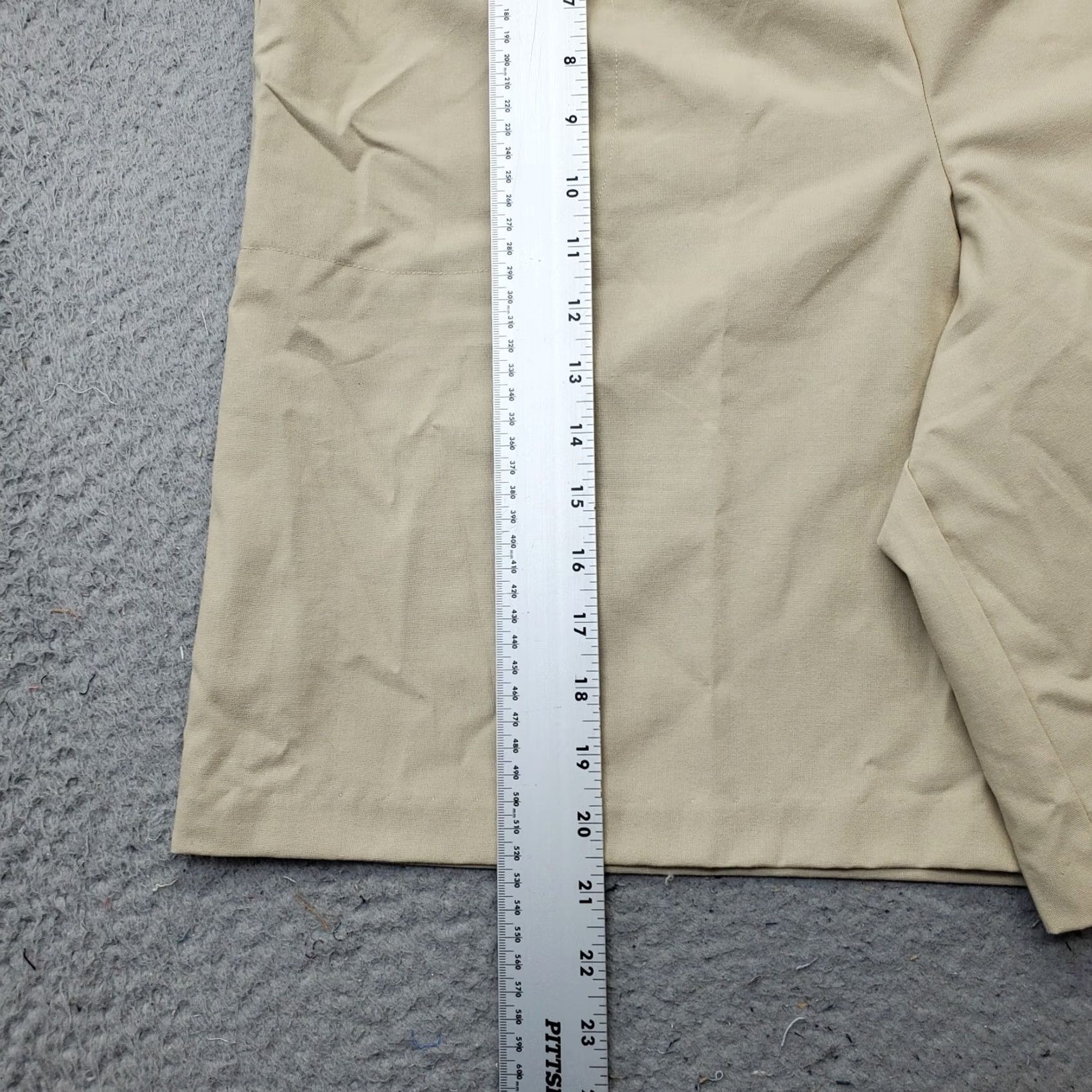 Vintage Hastings & Smith Womens Shorts Bermuda Tan Pleated Slash Pocket Drawstring Waist M Size 32" / US 10 / IT 46 - 3 Thumbnail