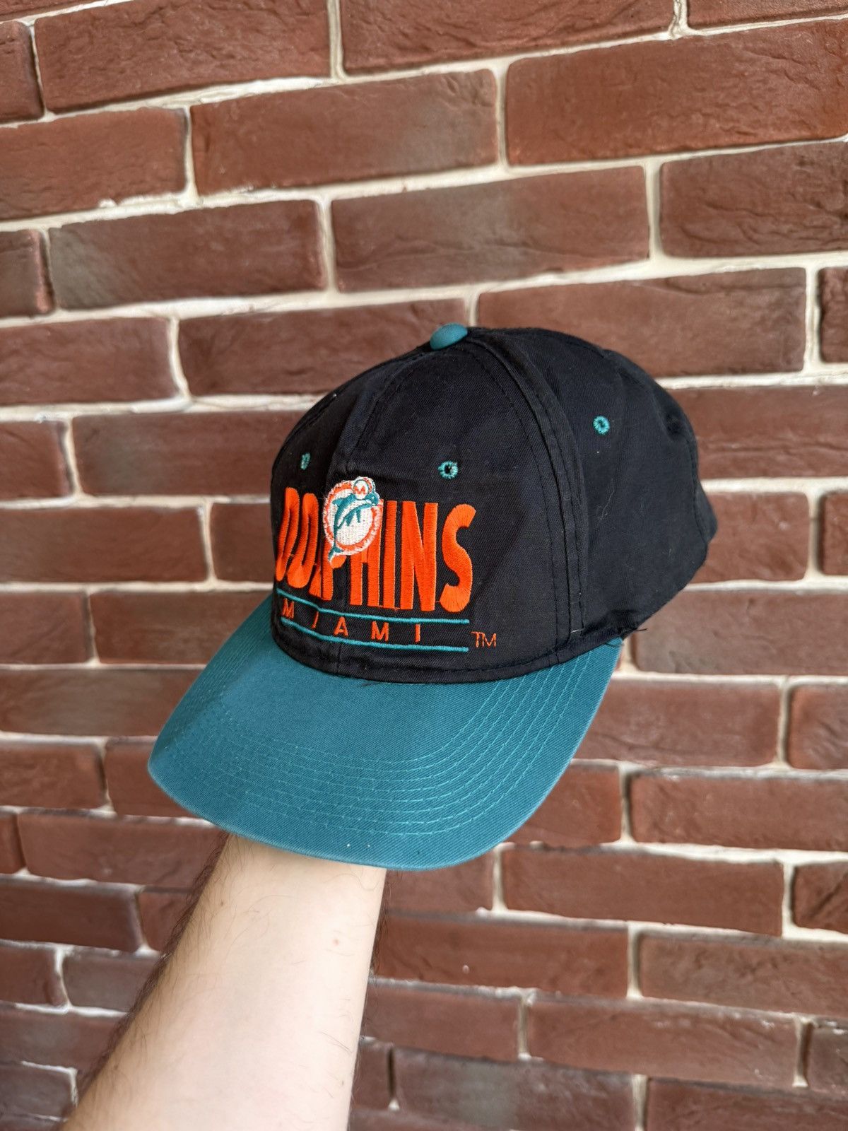 Drew Pearson Vintage Hat Miami Dolphins NFL Snapback Made In Korea 90s Size ONE SIZE - 2 Thumbnail