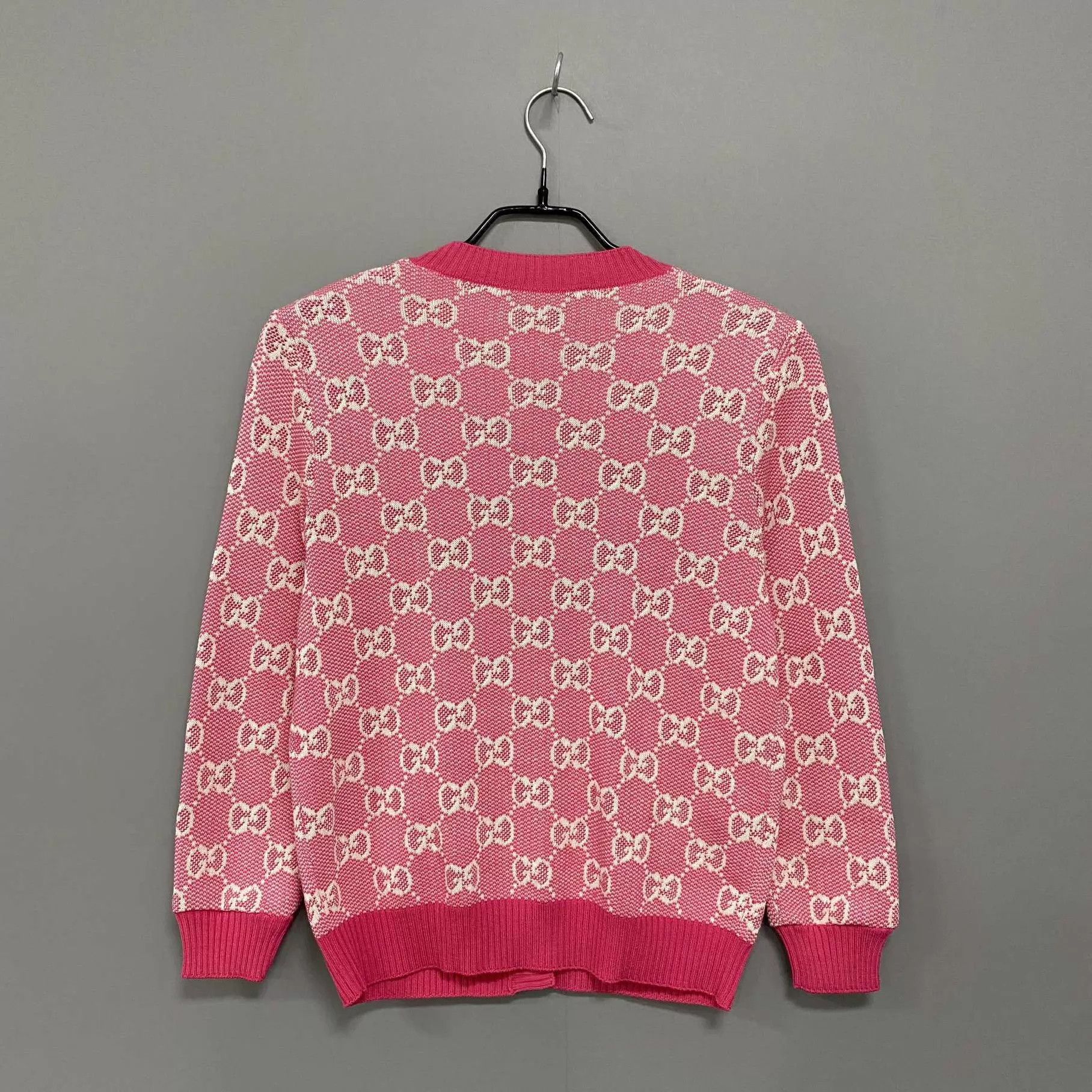 Gucci GUCCI GG Pink Gold Button Cardigan Women's XXS Size XXS / US 00 / IT 34 - 3 Thumbnail