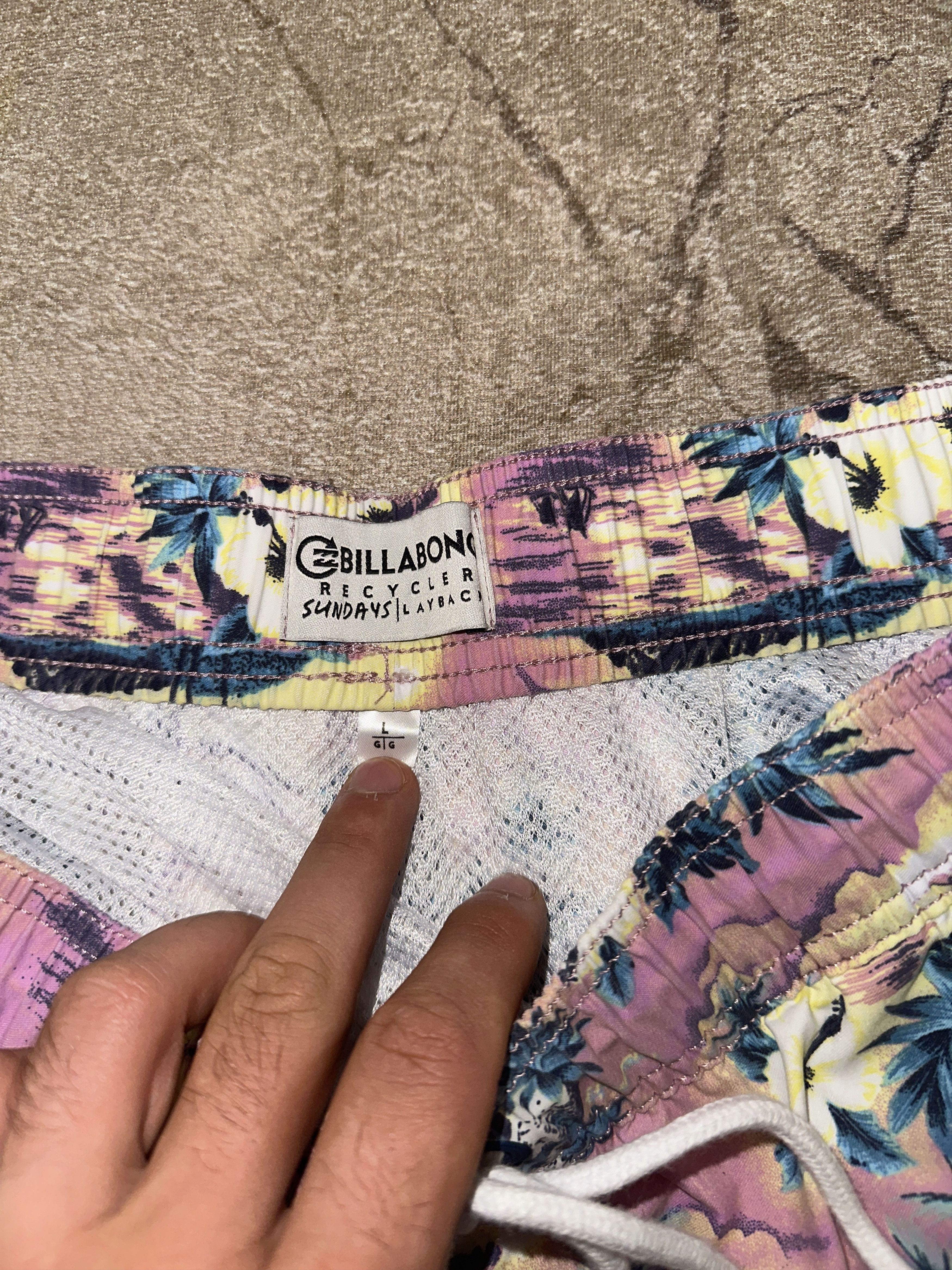 Billabong Billabong Floral Palm Hawaii Surf Board Shorts Trunks Size L Size US 36 / EU 52 - 6 Thumbnail