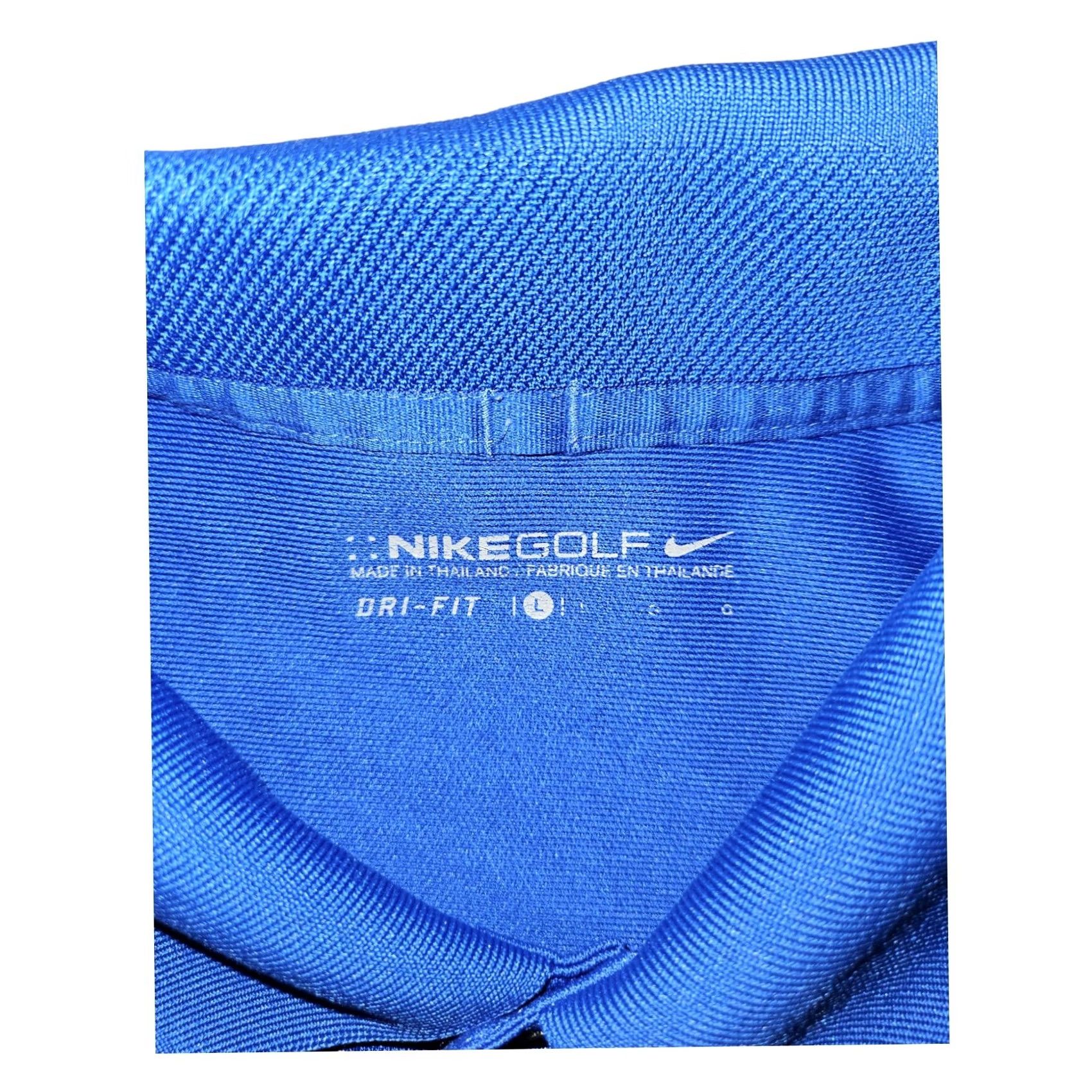 Nike Nike Golf Polo Shirt L Men Short Sleeve Dri-Fit Blue Embroidered Logo Lightweight Breathable Casual Outdoor Golf Polo Size US L / EU 52-54 / 3 - 2 Thumbnail