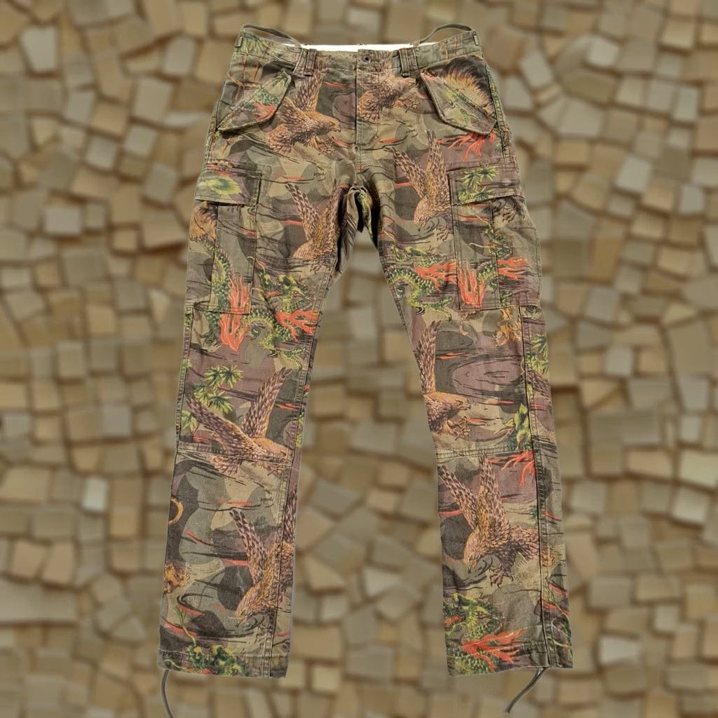 Polo Ralph Lauren Polo Ralph Lauren Mens Cargo Trousers Green W32 L32 Camo Paratrooper Dragon Shirt? Size US XS / EU 42 / 0 - 1 Thumbnail