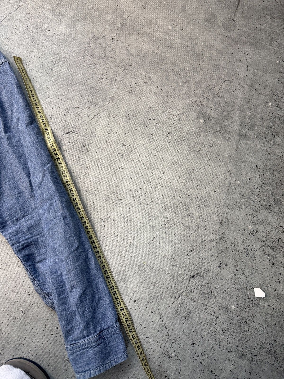 Carhartt VINTAGE Carhartt Shirt Denim Western Pearl Blue 90s Workwear Size US M / EU 48-50 / 2 - 10 Thumbnail