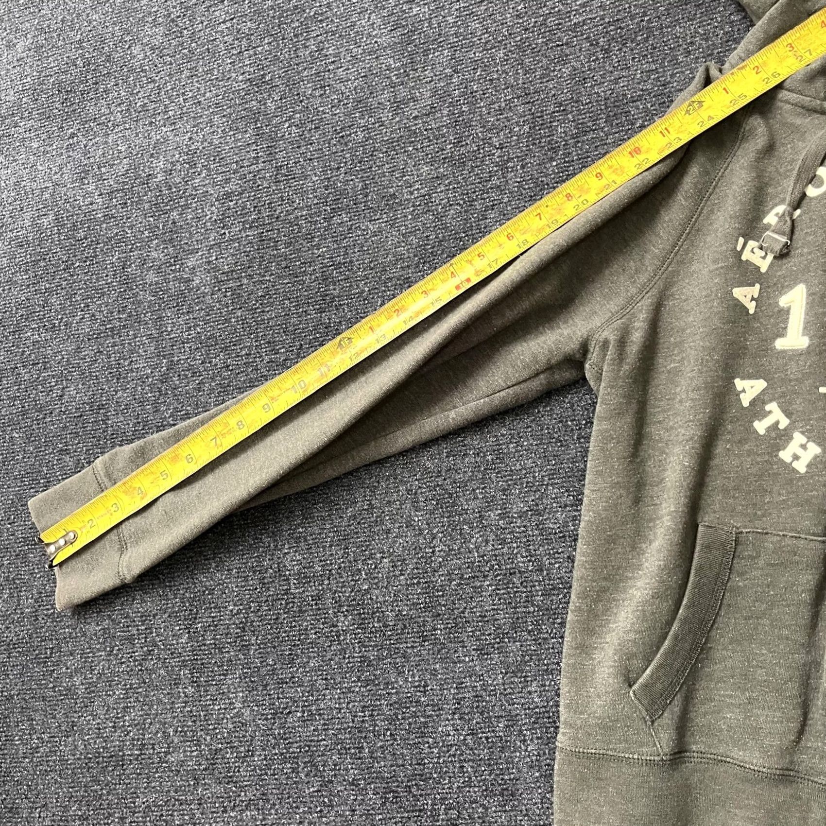 Aeropostale VINTAGE Aeropostale Hoodie Womens M Gray 1987 ATHL DEPT Full Zip Fleece Graphic Size M / US 6-8 / IT 42-44 - 7 Thumbnail