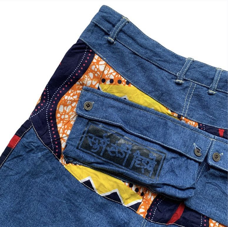 Japanese Brand 🔥unique and rare 🔥Amina multi pocket monkey denim pants Size US 33 - 3 Thumbnail