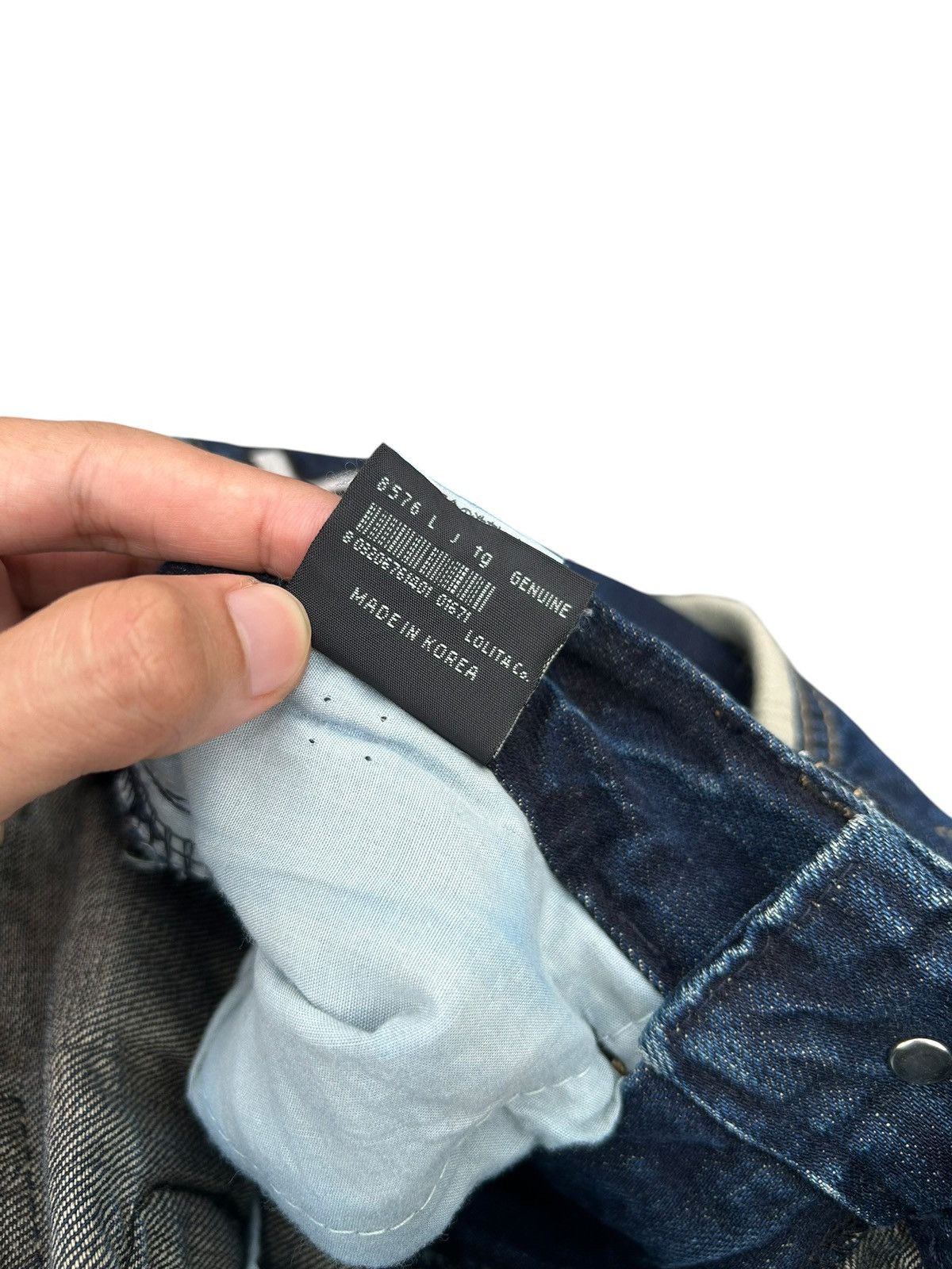 Kapital YOSHITOMO NARA LOLITA EXOTIC DISTRESSED DENIM JEANS Size US 29 - 11 Thumbnail
