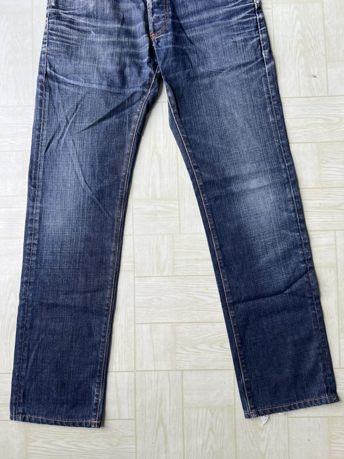 Dior AW12 Dior Homme Hedi Slimane Stone Wash Distress Denim Jeans Size US 32 / EU 48 - 8 Thumbnail