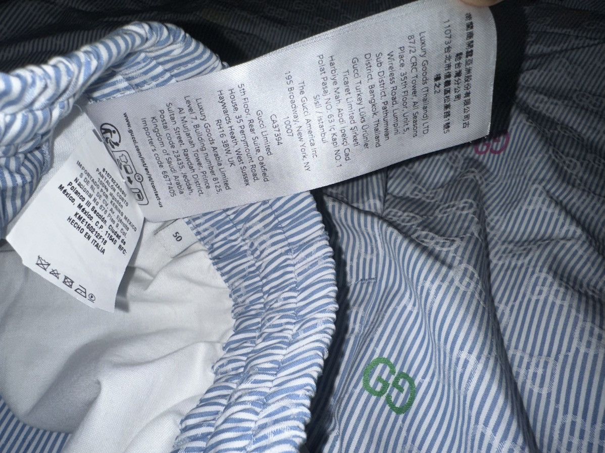 Gucci Gucci Striped cotton shorts Size US 34 / EU 50 - 10 Thumbnail