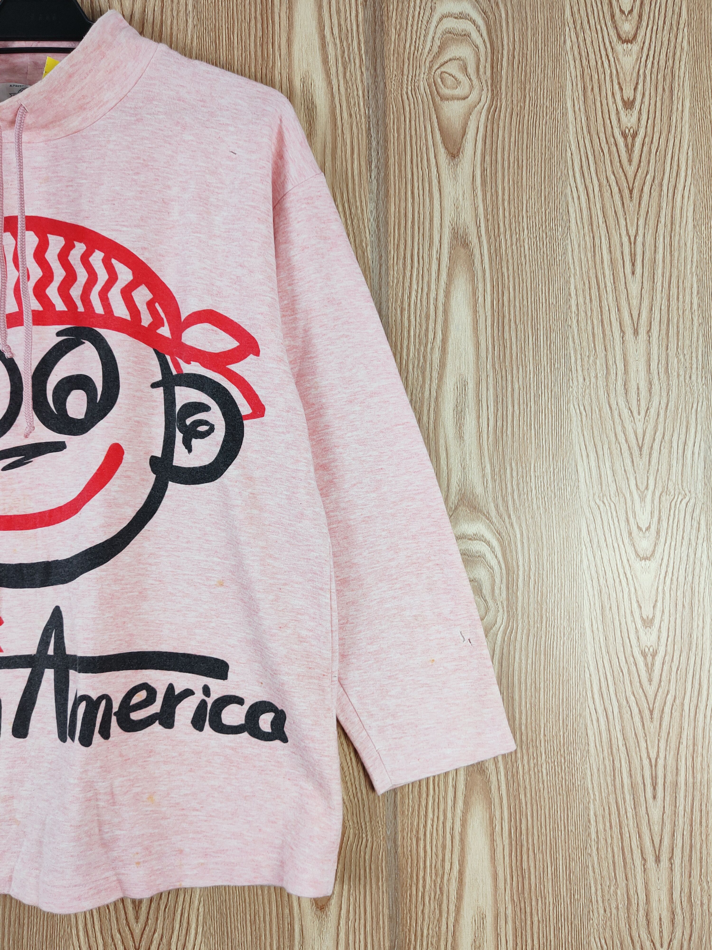 Japanese Brand Bel Sun Red Mr.R from America Sweatshirts #W122 Size US M / EU 48-50 / 2 - 6 Thumbnail