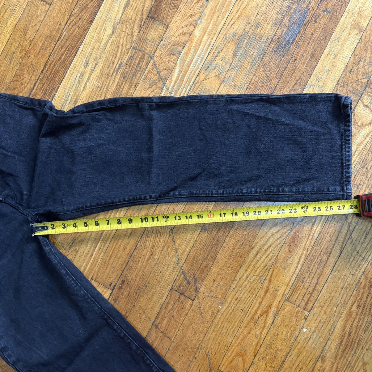 Gap GAP Loose Men's 29x30 Regular Black Denim Straight Jeans Size US 29 - 6 Thumbnail