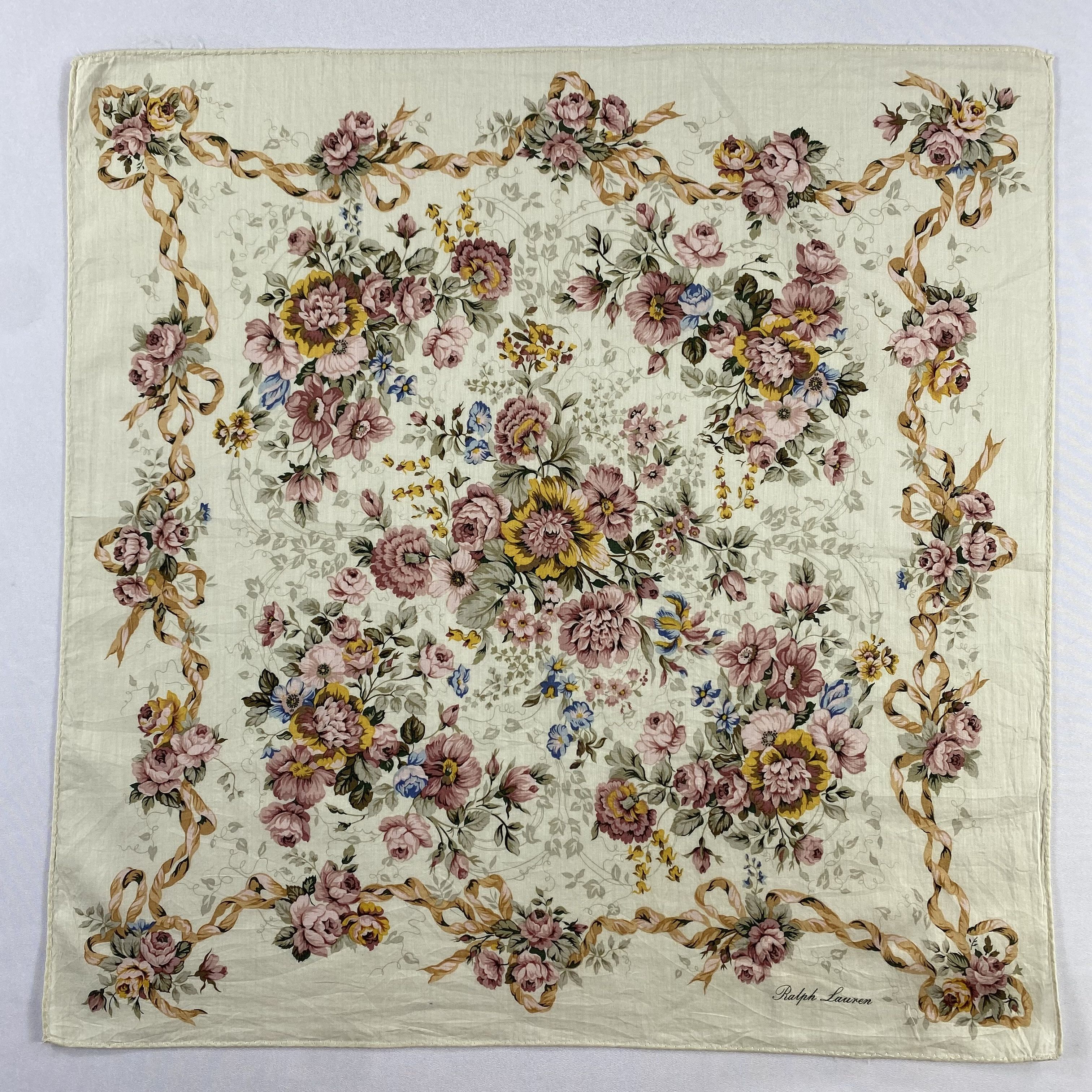 Ralph Lauren × Vintage Ralph Lauren Handkerchief / Neckerchief / Bandana-P641 Size ONE SIZE - 1 Thumbnail