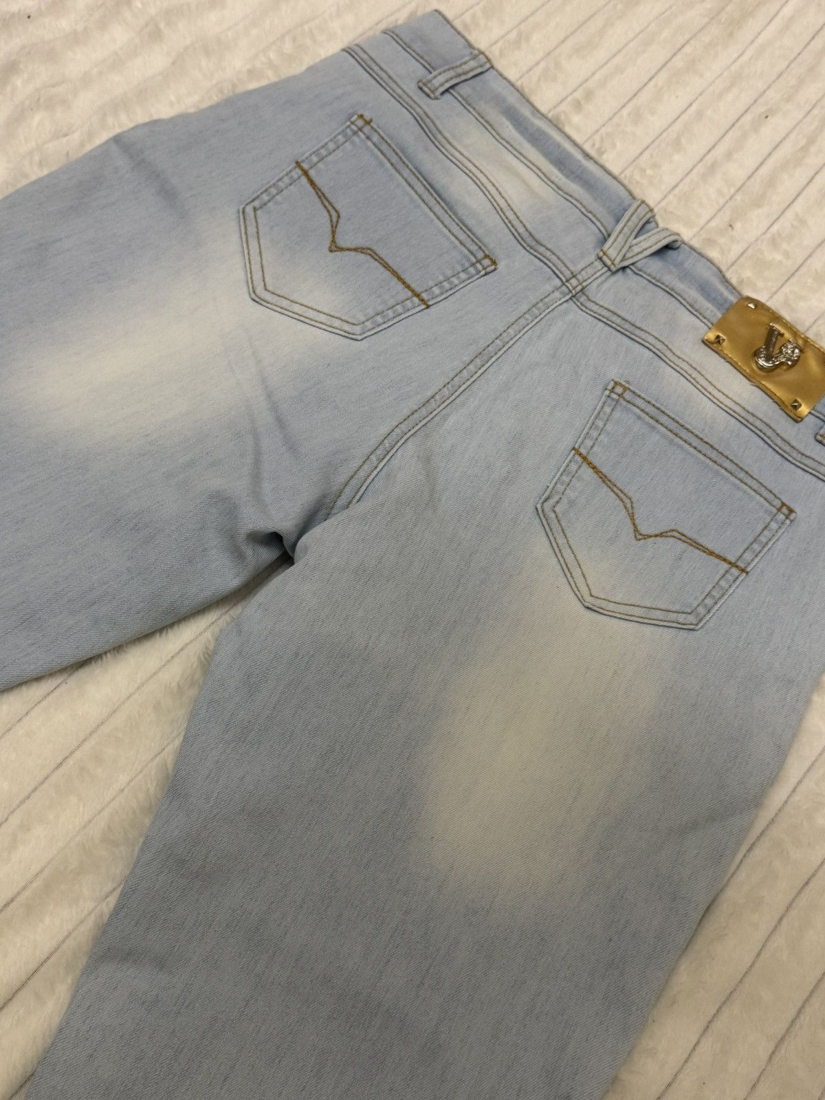 Versace Versace Jeans Denim Straight Fit Y2K Logo Avant Garde Size US 32 / EU 48 - 4 Thumbnail