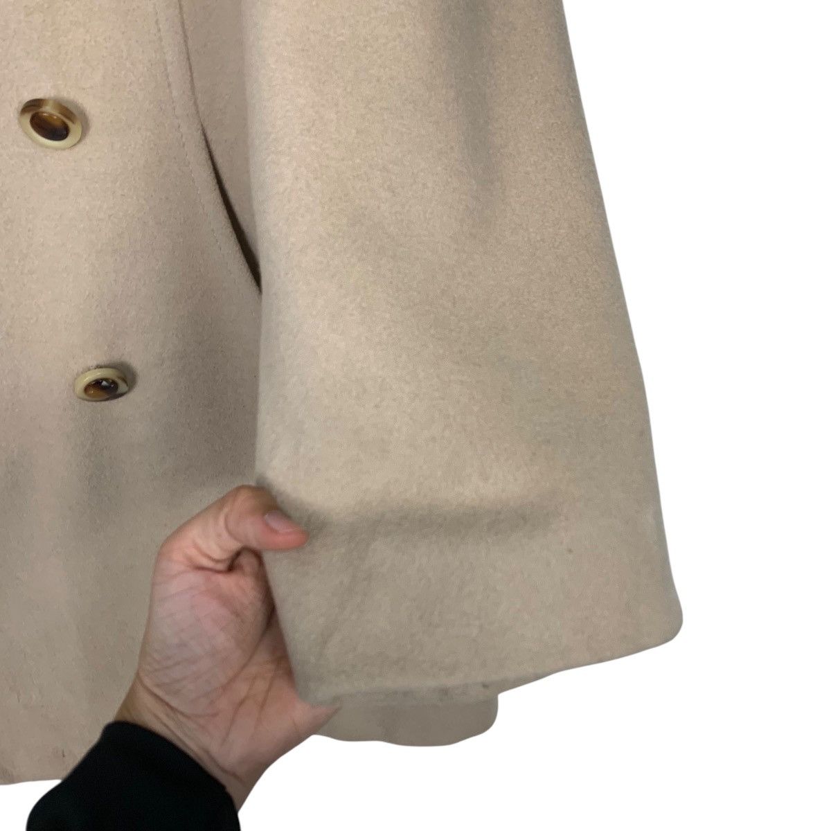 Other Vintage JENNI Double Breast Wool Blend Coat #2926-C132 Size L / US 10 / IT 46 - 13 Thumbnail