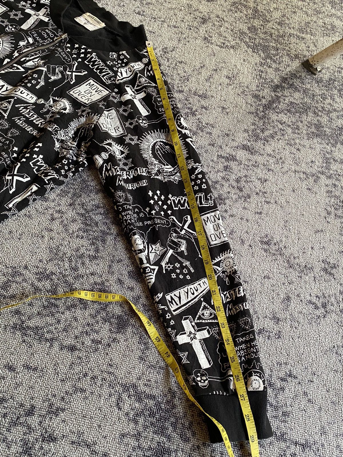Hysteric Glamour Y2k Rock Candy skull ifsixwasnine bomber Size US M / EU 48-50 / 2 - 11 Thumbnail