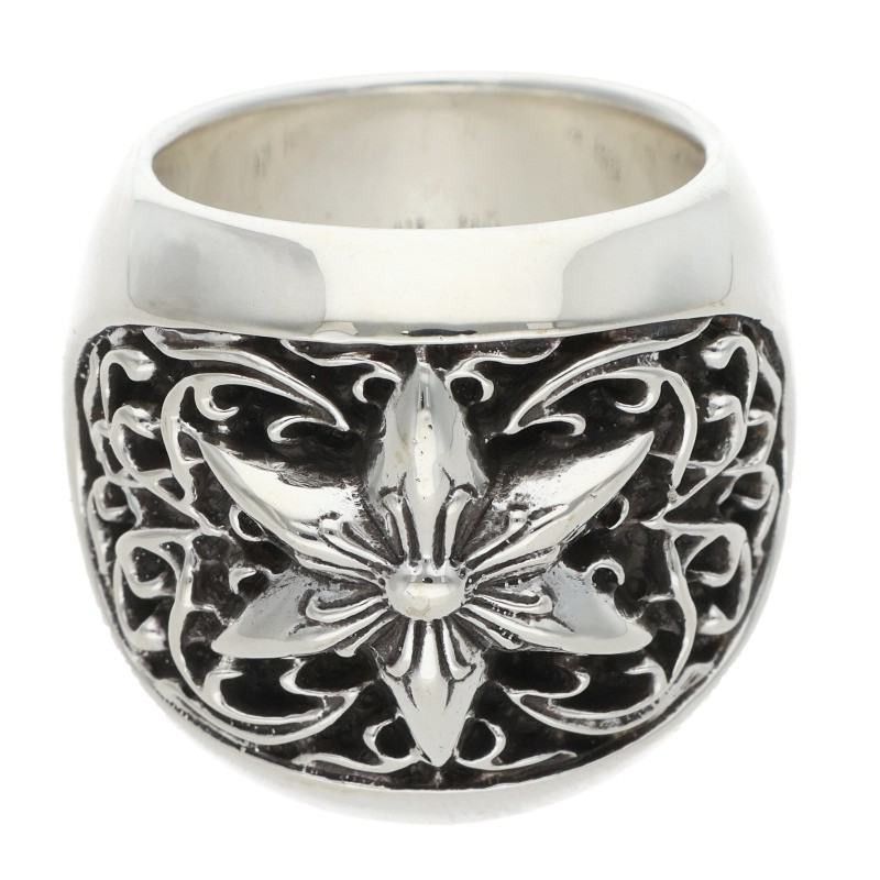 Chrome Hearts Chrome Hearts CLSSC OVAL STAR Silver Ring Size JP 14