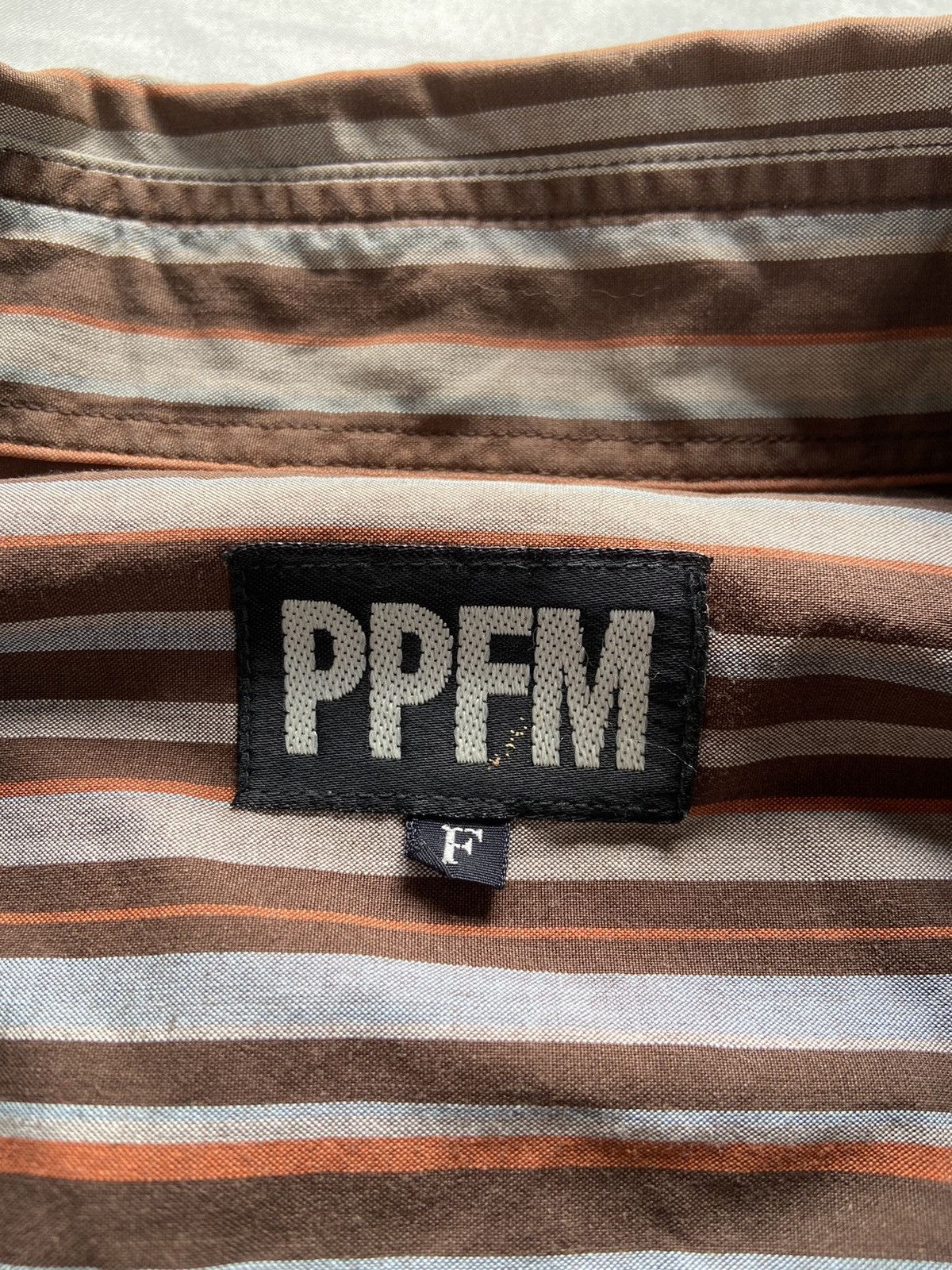 PPFM JIZOST BATSU 2 IN 1 PPFM CASUAL STRIPED BUTTON DOWN SHIRT Size US S / EU 44-46 / 1 - 15 Thumbnail