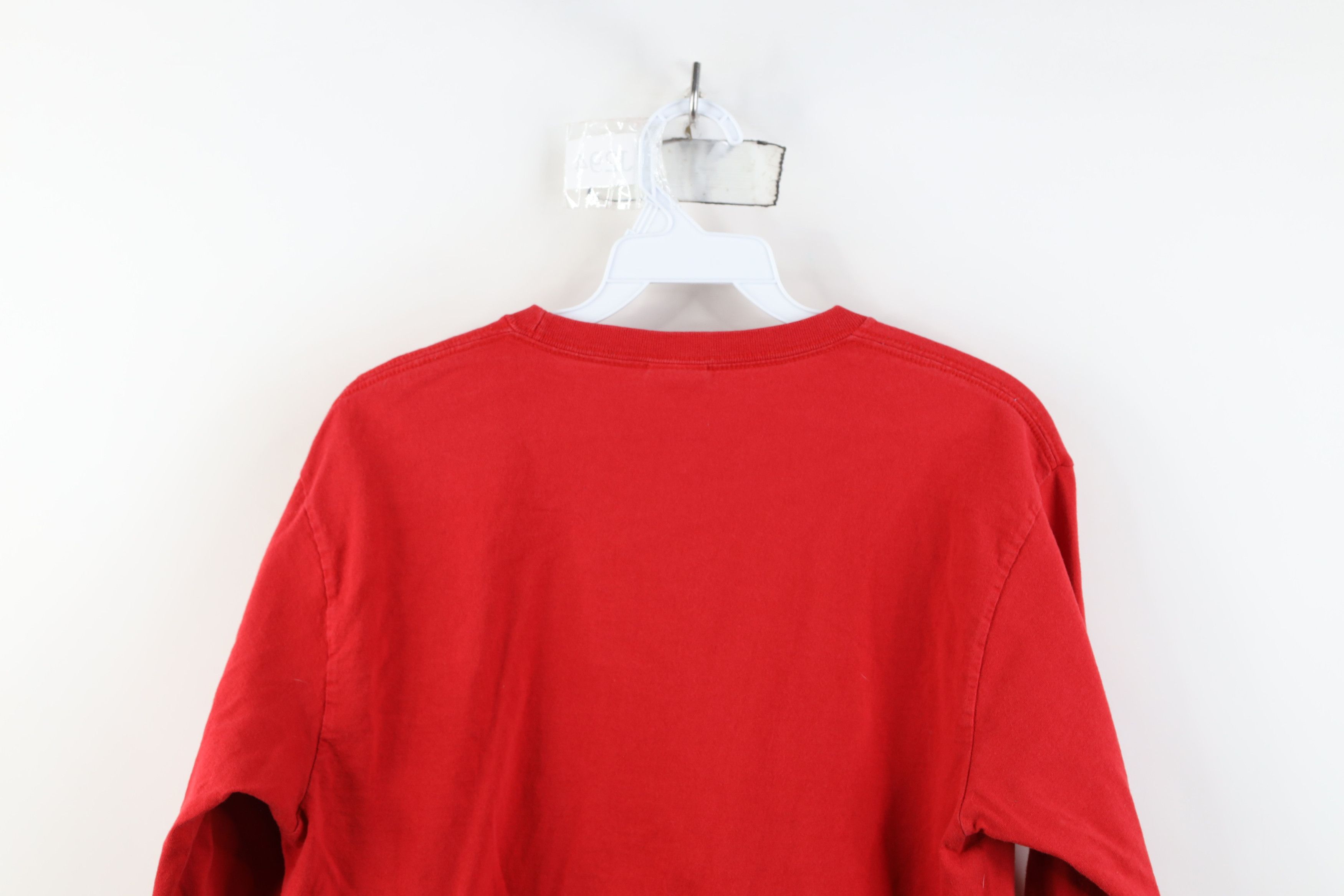 Ralph Lauren Vintage 90s Ralph Lauren P Long Sleeve T-Shirt Red Cotton Size US S / EU 44-46 / 1 - 12 Thumbnail
