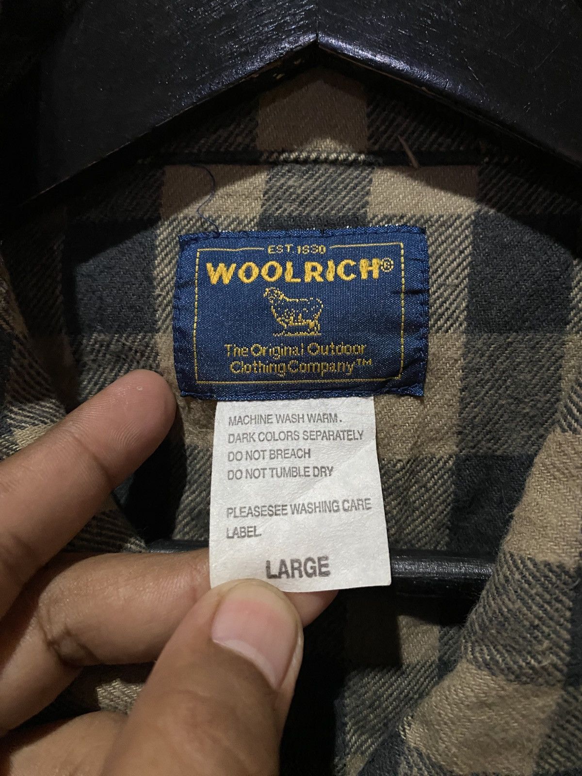 Woolrich Woolen Mills Vintage Woolrich Buffalo Check Flannel Zip Jacket Size US L / EU 52-54 / 3 - 9 Thumbnail