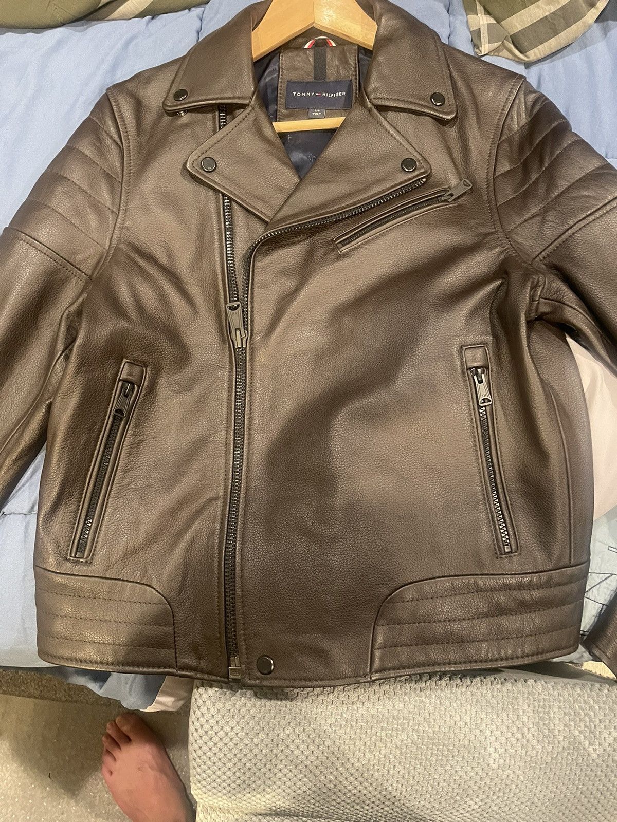 Tommy Hilfiger Tommy Hilfiger 100% Leather Jacket Brand New Size US S / EU 44-46 / 1 - 1 Thumbnail