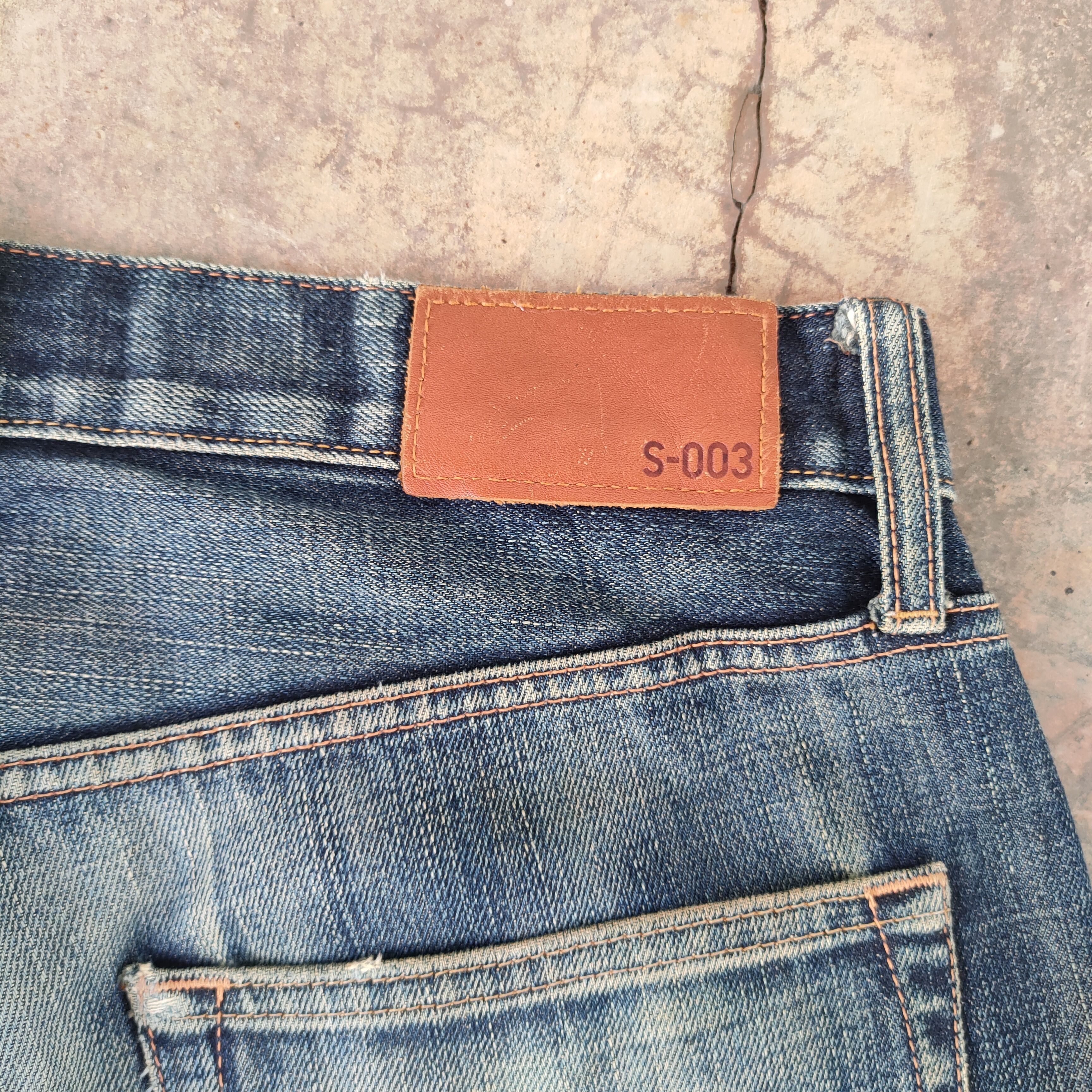 # VINTAGE JAPANESE RUSTY FADED DISTRESSED JEAN PANTS