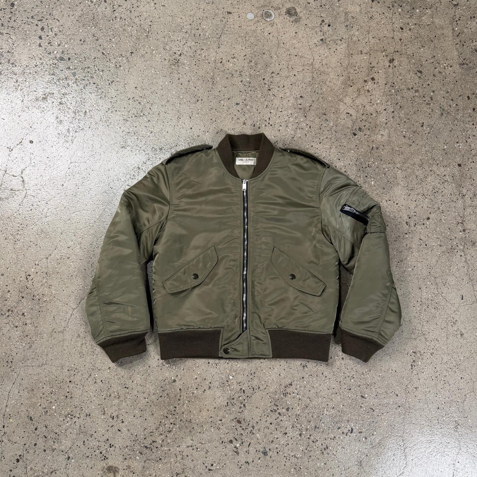 Saint Laurent Paris Saint Laurent Bomber Jacket Size US XS / EU 42 / 0 - 1 Thumbnail