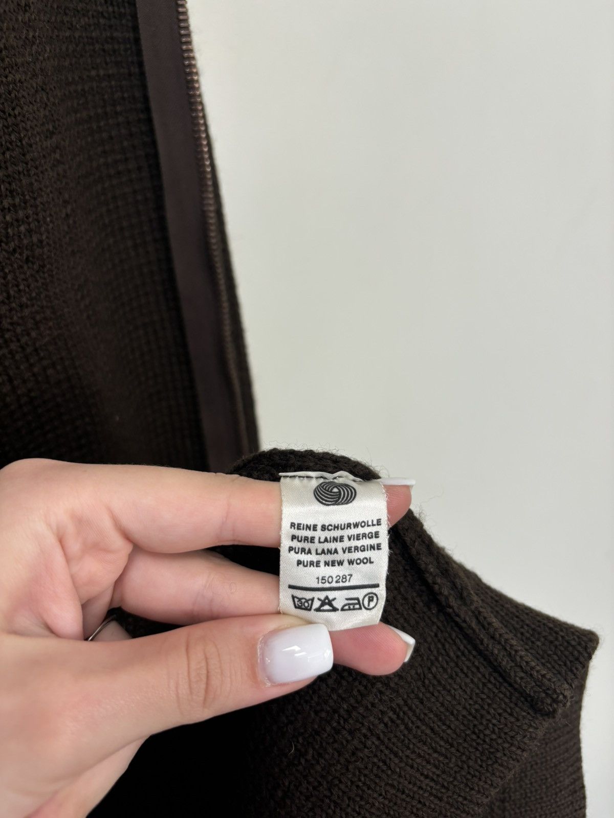 McGregor Vintage 70s McGregor Sportswear Brown Cable Knit Zip Sweater Size US M / EU 48-50 / 2 - 11 Thumbnail