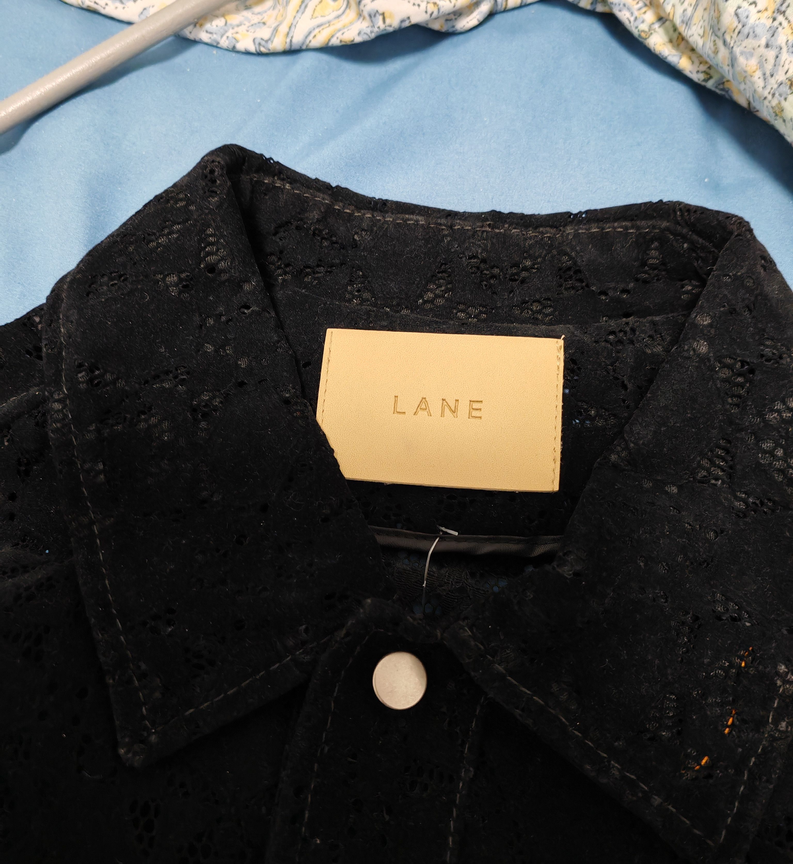 Other Korean Brand LANE Perforated Laser Cut Trucker Jacket Size US M / EU 48-50 / 2 - 6 Thumbnail