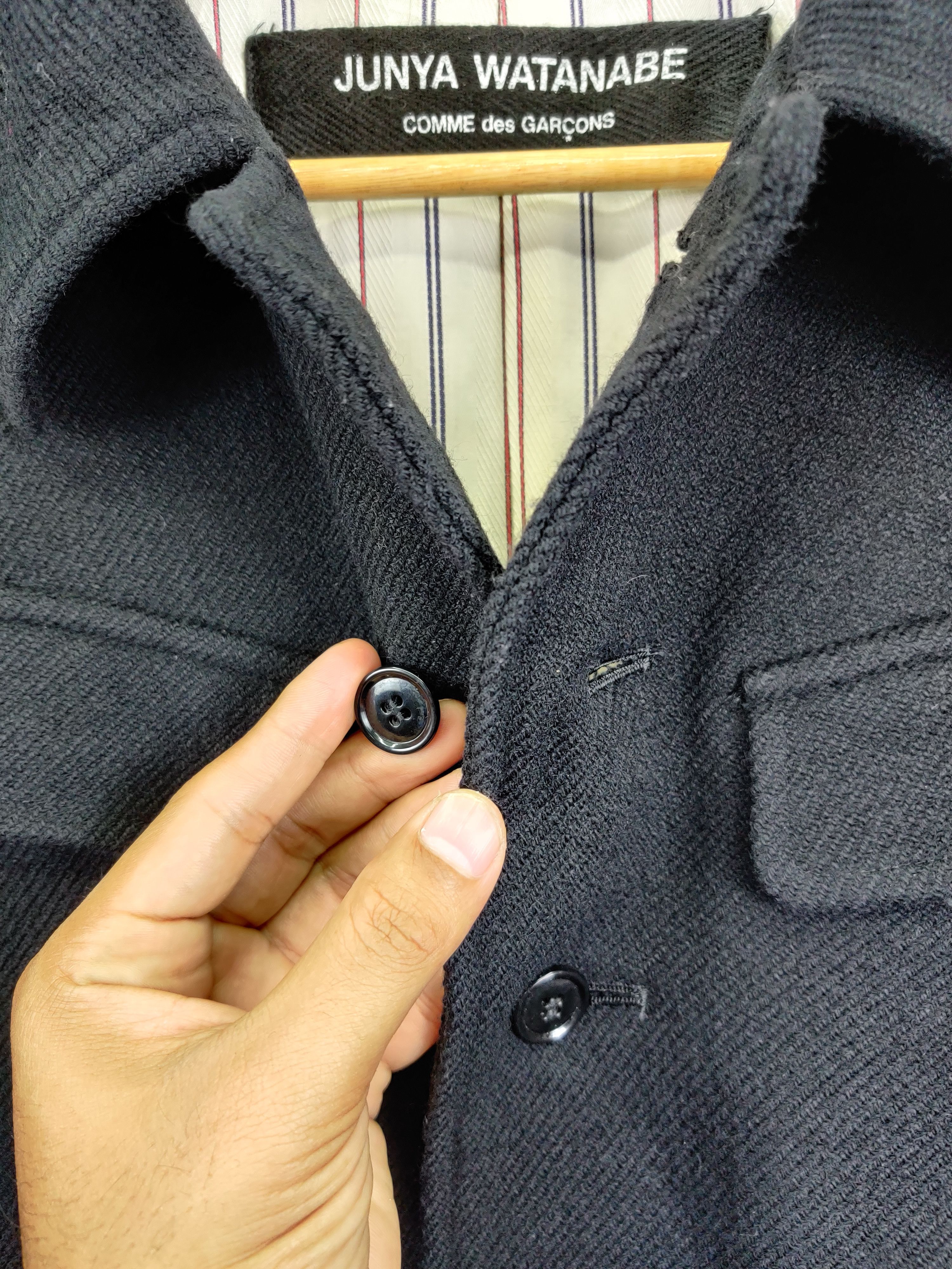 Junya Watanabe Junya Watanabe Comme Des Garcons Wool Coat Size US M / EU 48-50 / 2 - 9 Thumbnail
