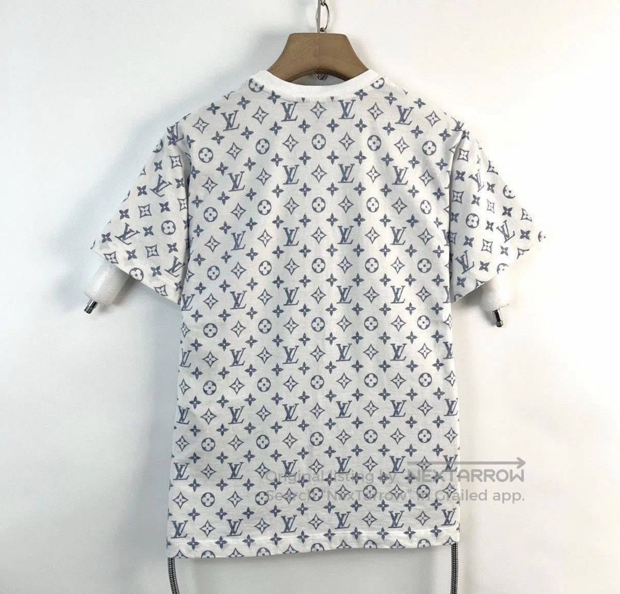 Louis Vuitton White Patterned Short-Sleeve T-Shirt. Size US S / EU 44-46 / 1 - 2 Thumbnail