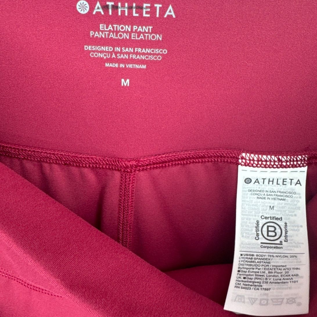 Athleta New Athleta Elation Yoga Burgundy Pants Women’s Size Medium Size 30" / US 8 / IT 44 - 5 Thumbnail