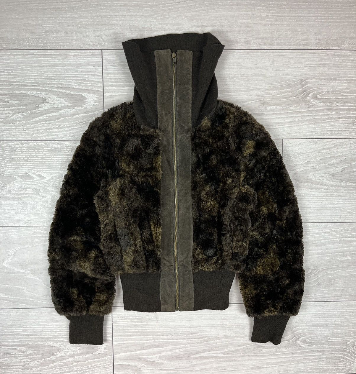 If Six Was Nine If Six Was Nine Avante Garde Cropped Fur Brown Jacket Size M / US 6-8 / IT 42-44 - 1 Thumbnail