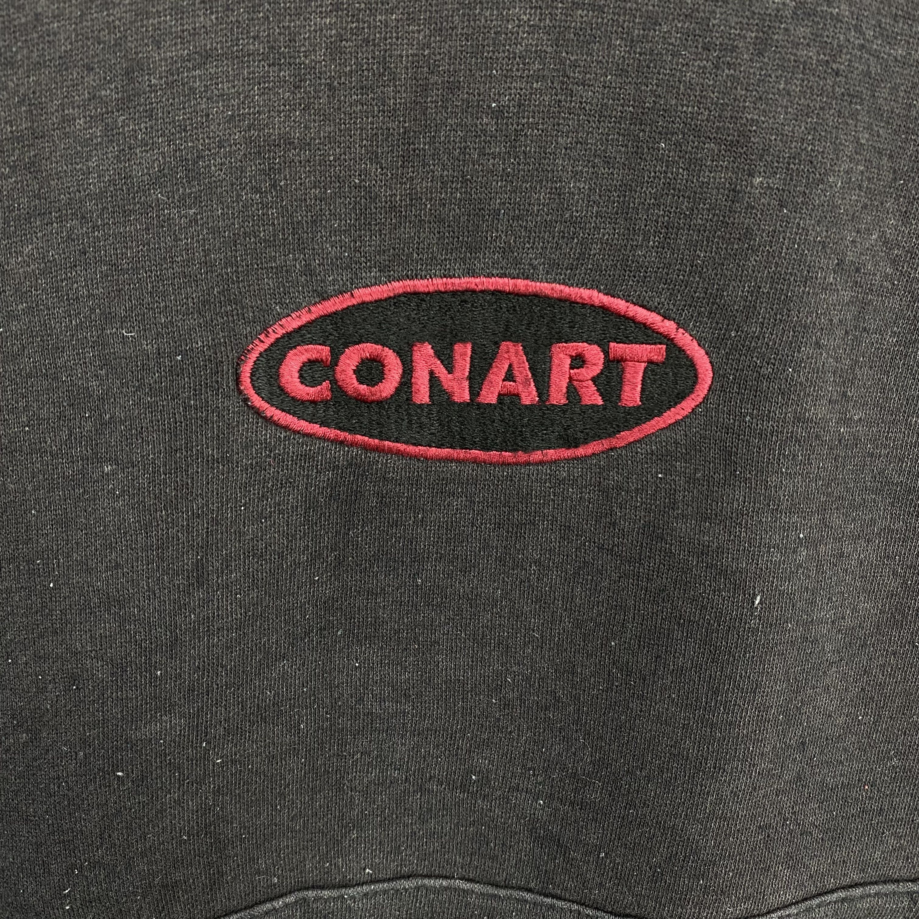 Vintage Vintage 90s Conart Hoodie Streetwear Pullover Jumper Size US L / EU 52-54 / 3 - 4 Thumbnail
