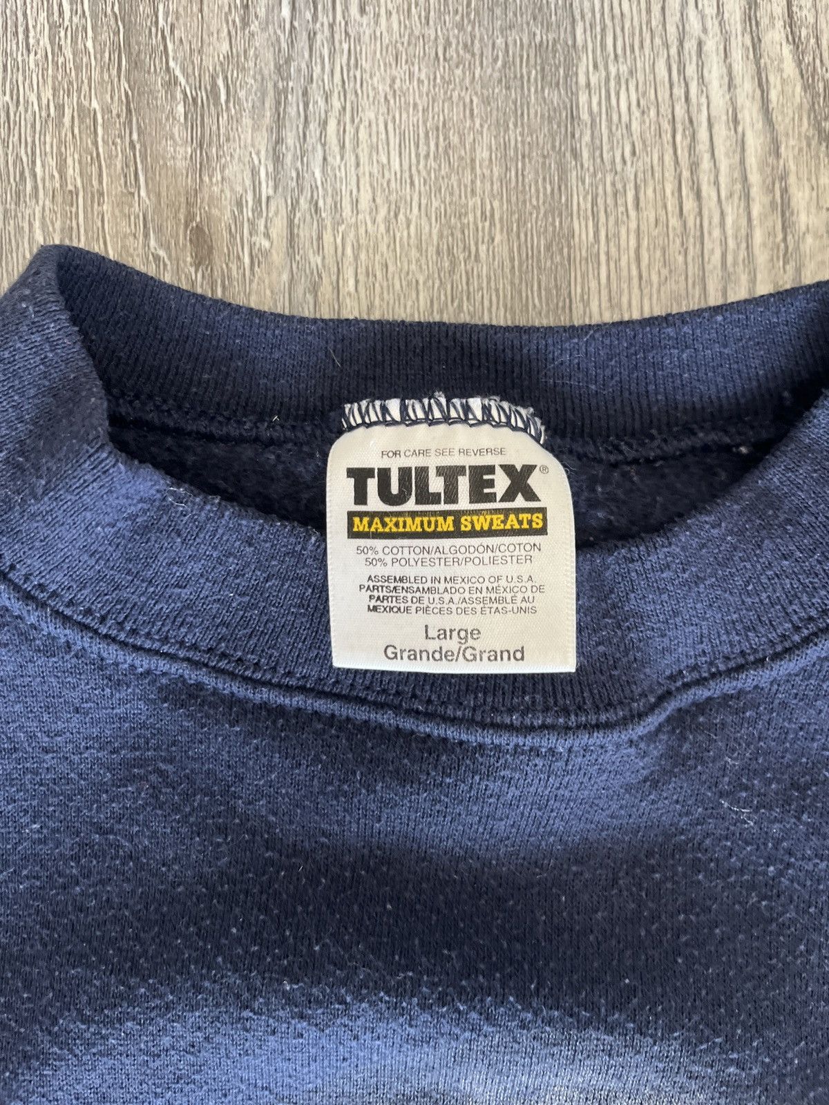 Tultex 1997 Vintage 3 Stooges “Why Soitenly” Curly Tultex Sweater Size US L / EU 52-54 / 3 - 4 Thumbnail