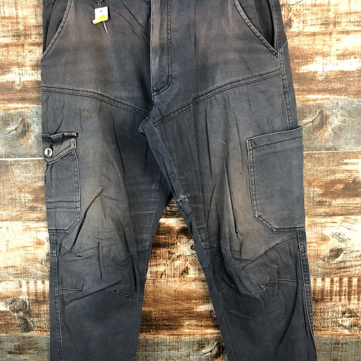 Japanese Brand DL Japanese Brand Dark Blue Cargo Multipocket Pants #C717 Size US 30 / EU 46 - 5 Thumbnail