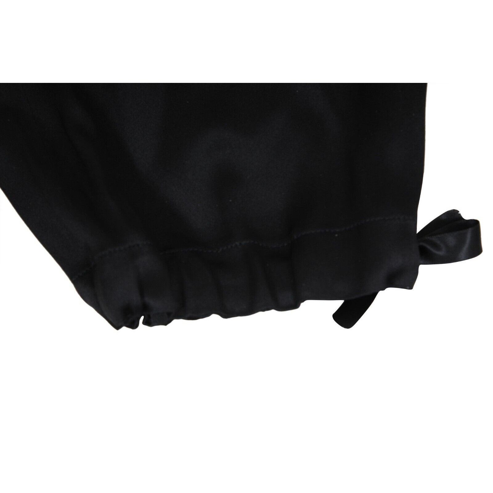 Versace Cargo Pocket Pants IT 50 Black Silk Trousers Size US 34 / EU 50 - 8 Thumbnail